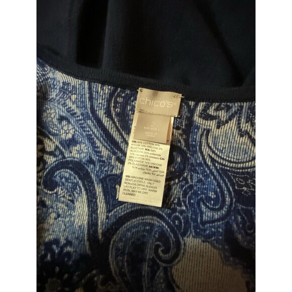 NEW Chicos 2 US L Sweater 2 Piece Set Long Sleeve Tunic With SOFT Cardigan NWT - Picture 10 of 16